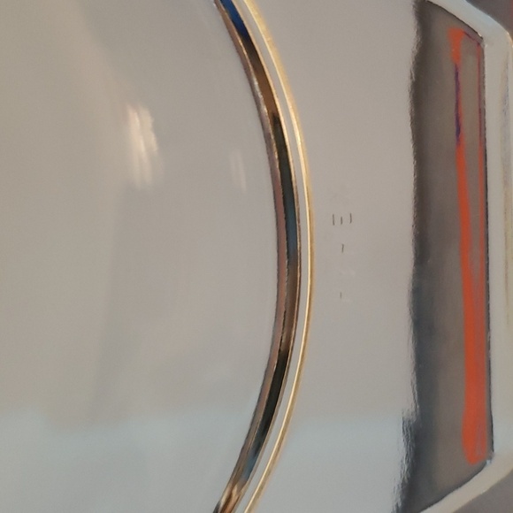 Vintage 1950s Pyrex pink and white Daisy divided casserole dish with divided lid - Picture 5 of 12